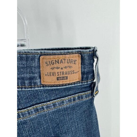 Signature Levi Strauss & Co. Blue Gold High-Rise Skinny Fit Jeans Womens 20M - Picture 4 of 9